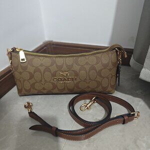 Coach Signature Canvas Shoulder Bag